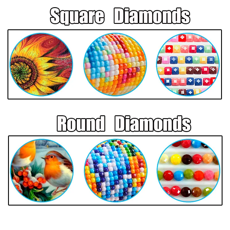 Fuld Square/Runde Bor 5D DIY Diamant Maleri 