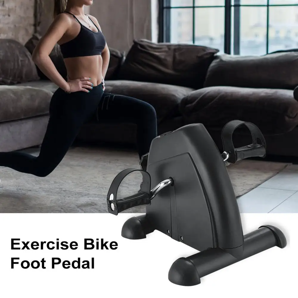 Bærbare Hjem Exerciser Trænings-og LCD-Skærm Pedal Cykel Hænder Og Fødder Træner Mini-Pedal motionscykel Hvid & Sort