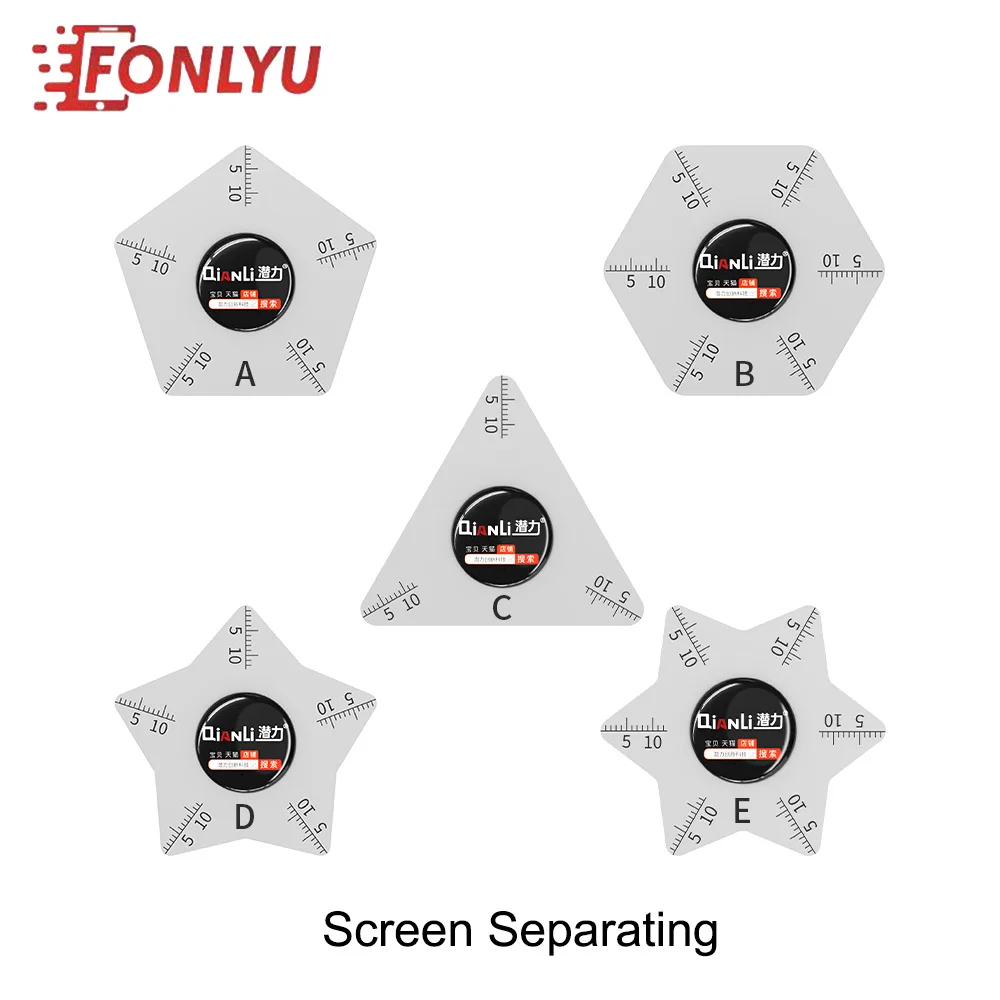 5pc Qianli Afmontering Kort Værktøjer Til Mobiltelefon, Tablet bagcoveret LCD-Skærm Åbning Adskillelse Reparation Hånd Afmontering Sæt
