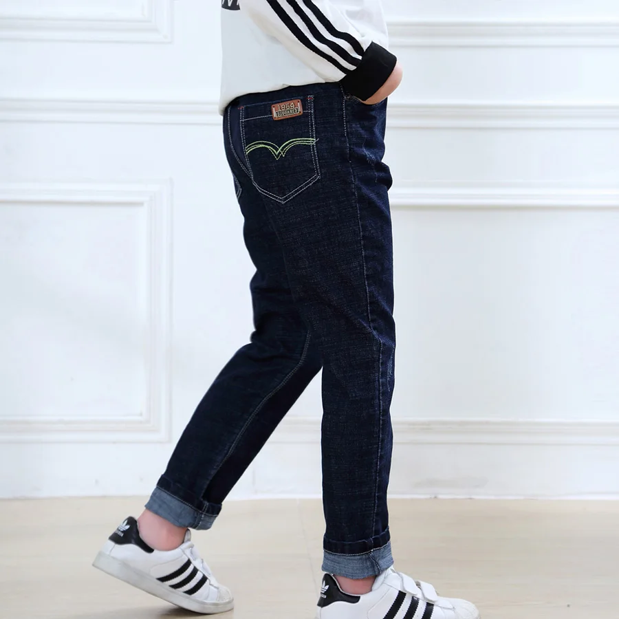 SheeCute Drenge Forår, Efterår jeans Kids Denim bukser til børn casual Fit Stretch Straight bukser, jeans JCH8801