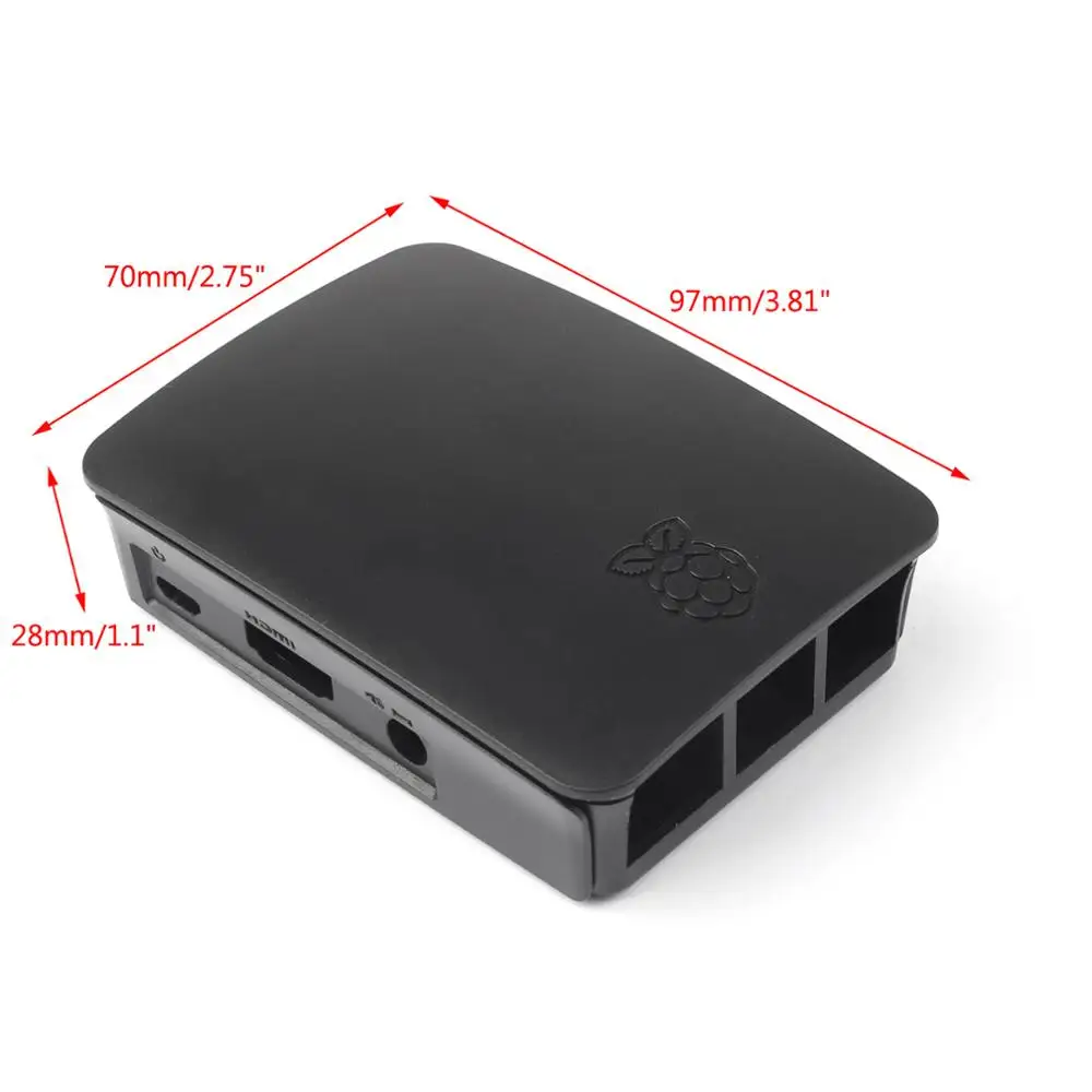 Raspberry Pi Model 3 B Officielle ABS Sag Med Varme Dræn Køling Til Raspberry Pi 3-Boks