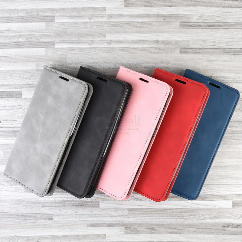 Luksus Slim Læder Flip Cover Til Huawei Honor 9A Tilfælde Card Wallet Stå Magnetiske Book Cover Til Ære 9A Mobiltelefon Tilfælde
