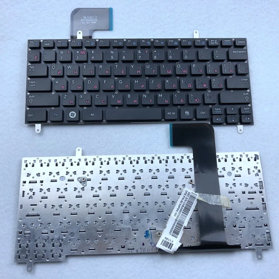 Latin russiske OS spanske Laptop Tastatur Til Samsung N210 N210P N220 N220P N230 N260 N315 Uden Ramme
