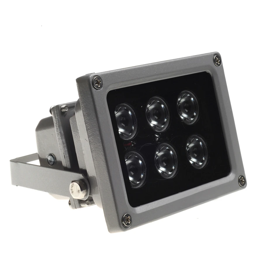 ESCAM CCTV LED IR-lyset infrarød lampe 6stk Array Led IR Udendørs Vandtæt Night Vision CCTV Fyld Lys for CCTV-Kamera
