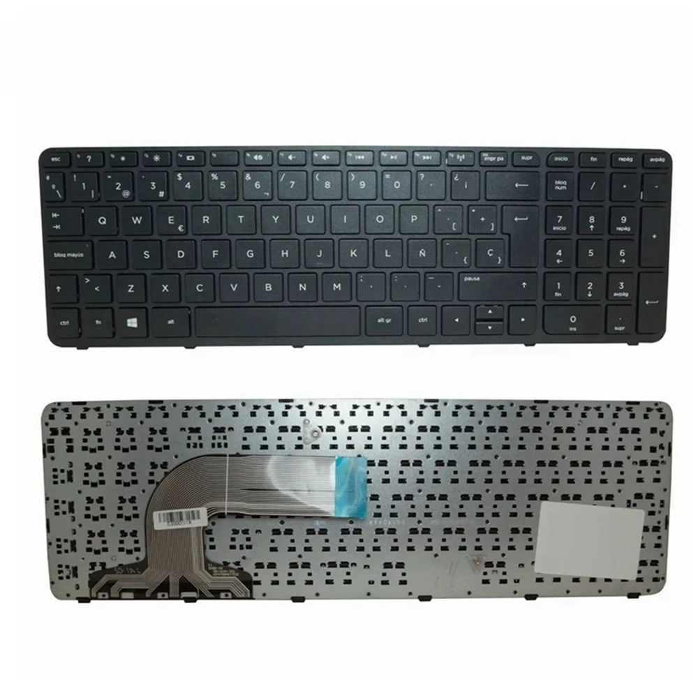 YALUZU spanske Laptop Tastatur Til HP Pavilion 15-N 15-g000 15-r000 15-15 g-r 250 G3 255 G3 256 G3 med Ramme