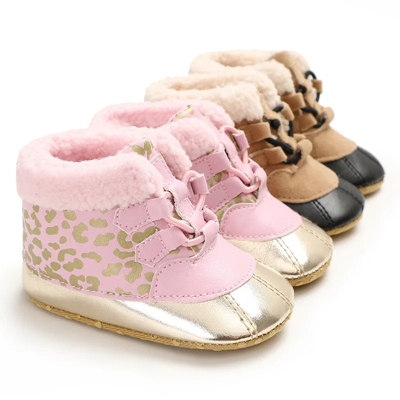 Vinter nye casual sko og velour varme bløde sko toddler sko