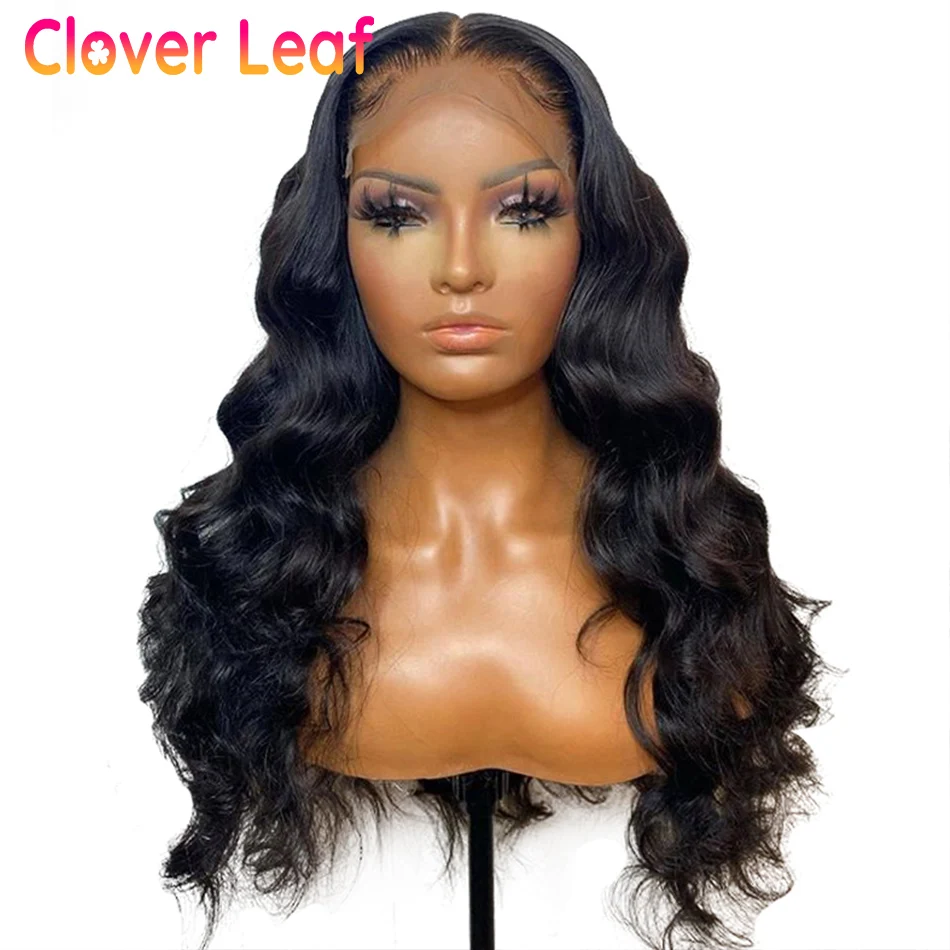 Clover Leaf 360 Blonder Frontal Remy Paryk 150% Brasilianske Body Wave Wig 13X4 Lace Front paryk af menneskehår 4x4 Lukning Paryk Pre Plukket