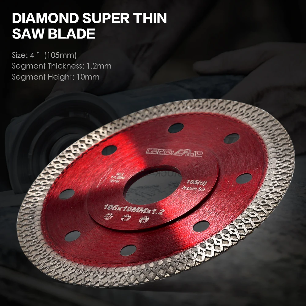Gratis forsendelse DC-SXSB01 105mm diamond savklinge 4 tommer til skæring af porcelæn og keramik fliser kniv