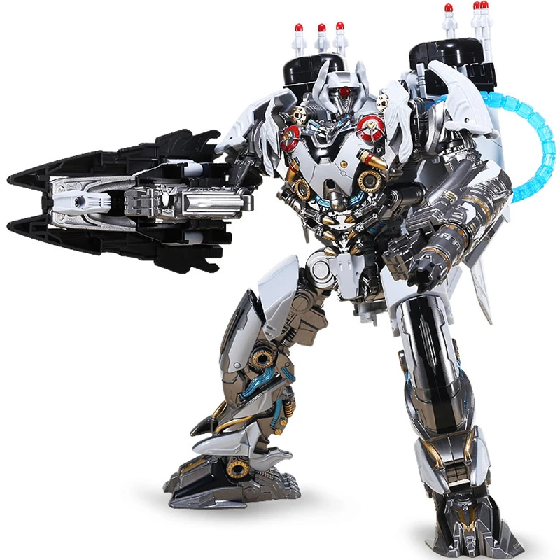 Heimanba LS02 LS04 Transformation Legetøj Fly Mode Movie 5 KO Oversize Legering+ABS Action Figur Robot Samling Deformation Legetøj