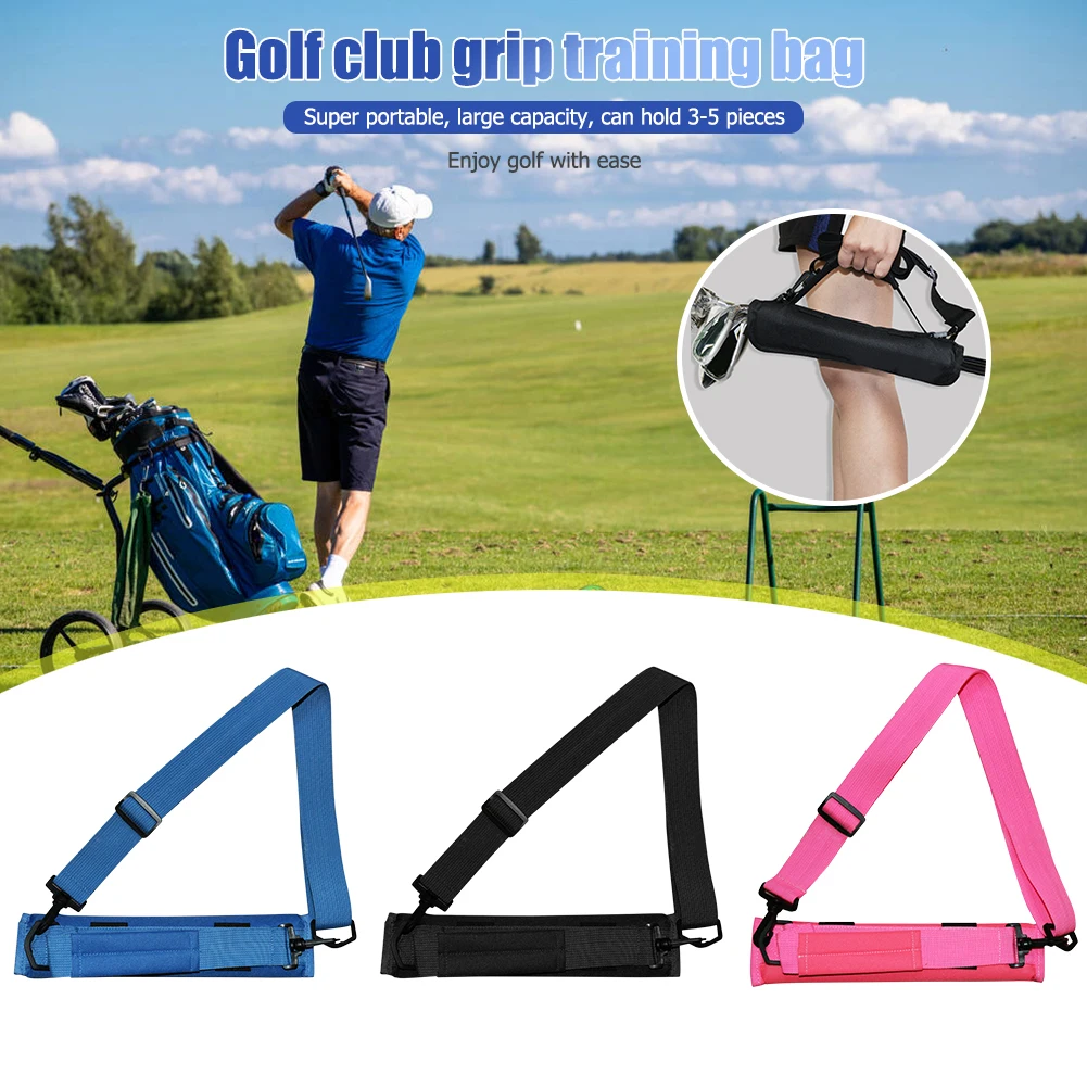 Golf Club-Ball Mini opbevaringspose Golfspiller Stick Skulder Træning Pose Bærer for Udendørs Motion Sport Ornament