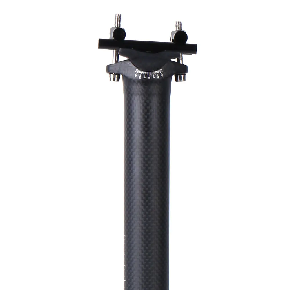2019 Nye Carbon Sadelpind 3k Mat Vej/MTB cykel Carbon Fibre sadelpinden 27.2/31.6 mm, Lys 125g Carbon sæde rør