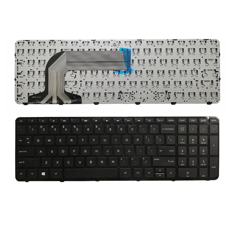 NY amerikansk Tastatur TIL HP Pavilion 17-N 17-E-17N 17 E R68 engelsk laptop tastatur hvid og sort