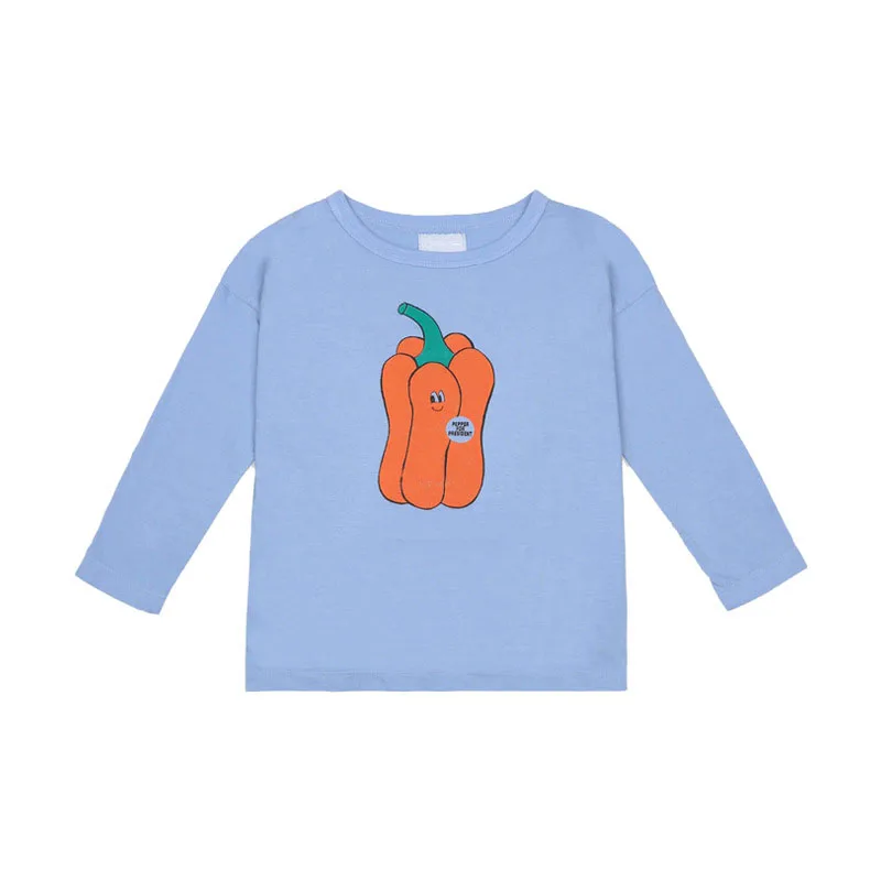 PER-SALG Skibet I Midten af Marts 2021 Foråret Toddler Dreng T-Shirts Kids T-Shirts Pige langærmet Tegneserie T-Shirts Størrelse 80-140 cm