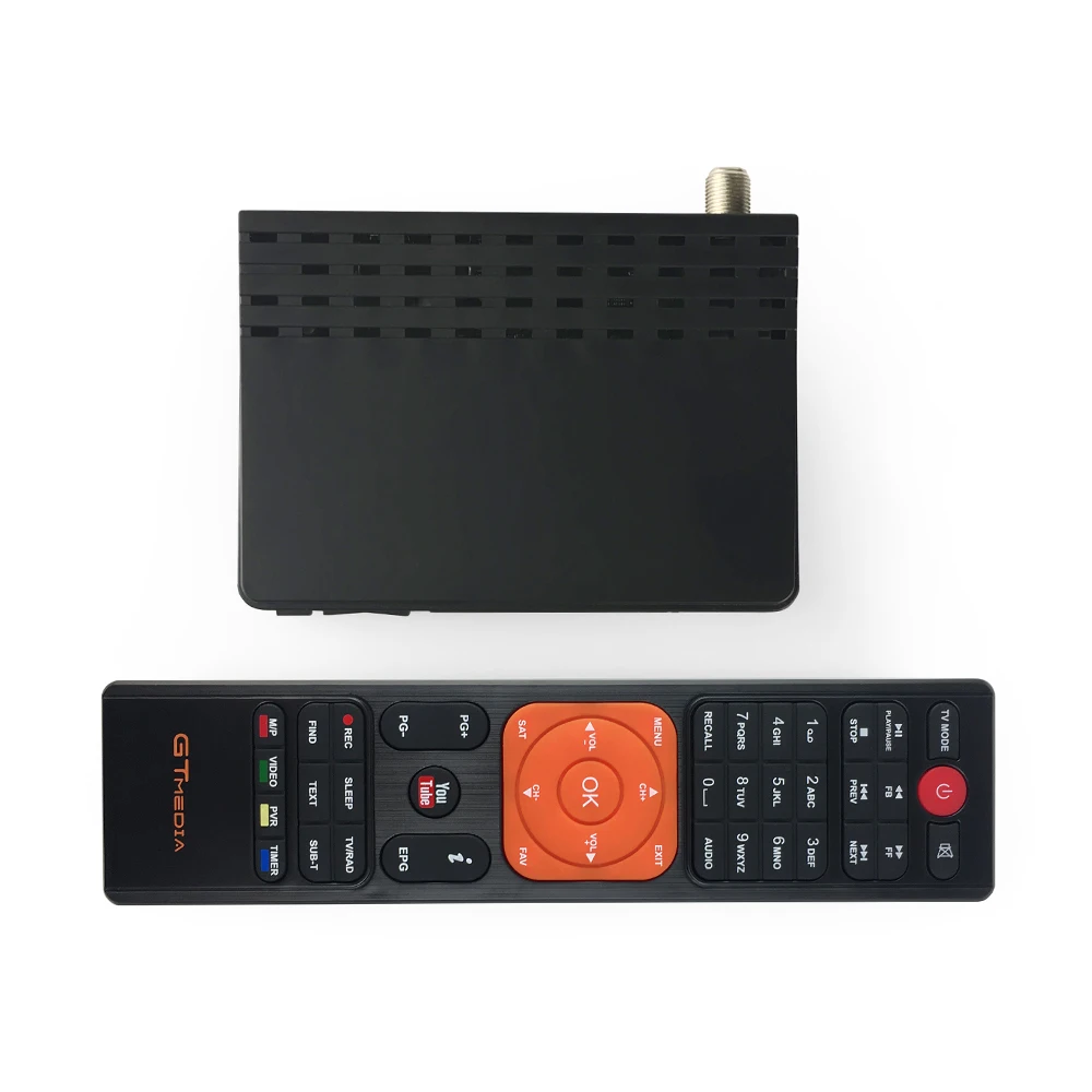 DVB-S2, Receptor de satélite, Gtmedia V7S HD, USB, Wifi H. 265, TV-Boks, Decodificador Biss VU PVR WiFi,understøtter Youtube