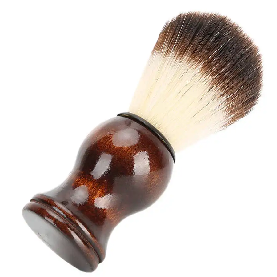 Barberskum Til Mænd Bærbare Skæg Børste Salon Facial Rengøring Skummende Barbering Og Grooming Brush Tool Shave Brush