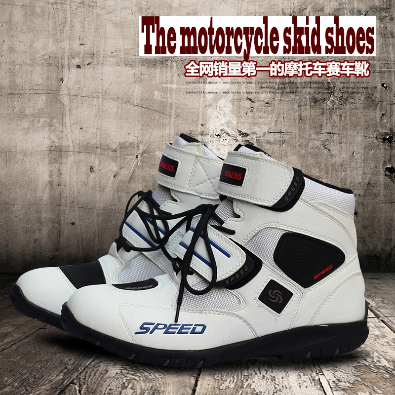 PRO-BIKER professionel racing sko læder åndbar off-road motorcykel støvler ridning støvler sko, til mænd sko