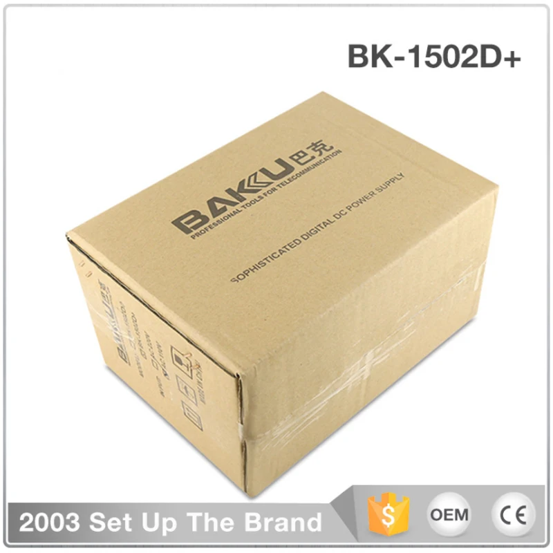 BK-1502D+ DC strømforsyning, amperemeter, mobiltelefon reparation notebook power supply, digital display 15V 2A justerbar