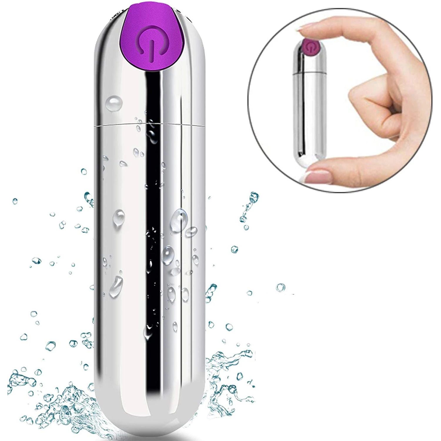 Vibrator Klitoris Og G-Spot Brystvorten Stimulator Vibrere Massageapparat Bullet Vibe Orgasme Vagina Dildo For Travel USB-Genopladelige