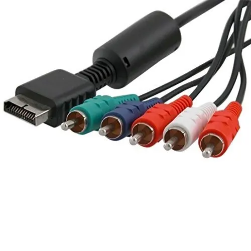 EastVita Komponent HD AV Video-Audio-Kabel Ledning til SONY Playstation 2 3 PS2 PS3 Slim
