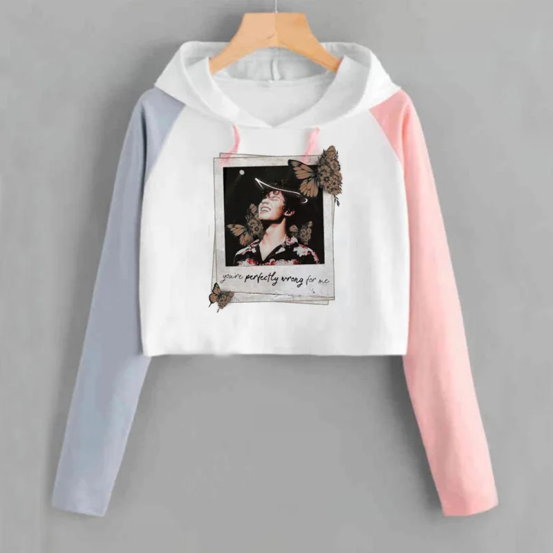 Shawn Mendes Afgrøde Hoodie Sweatshirt Kvinder Harajuku Print Streetwear Hættetrøjer Sweatshirts Grafisk Pullovere Hoody Kære Pige