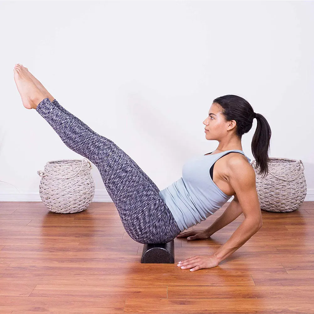 Yoga Pilates Semi-cirkulær Roller Massage Motion Skum Yoga Blokke Med Massage Floating Point Trænings-og Værktøj
