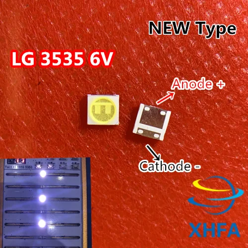 2018 nye 600PCS 2W 6V 240ma 3535 SMD LED Erstatte LG Innotek LCD-TV Back Light Perler TV Baggrundsbelysning Diode Reparation Ansøgning