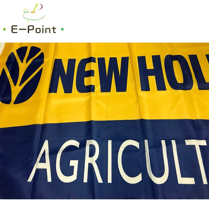 New Holland Agriculture Flag 2*3 ft (60*90cm) 3 ft*5ft (90*150 cm) Størrelse Julepynt til Hjem Flag Banner Gaver