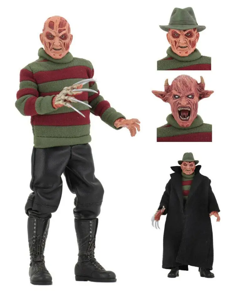 NECA 8 Tommer Rigtige tøj Wes Craven ' s New Nightmare Freddy Krueger PVC-Action Figur Collectible Model Toy