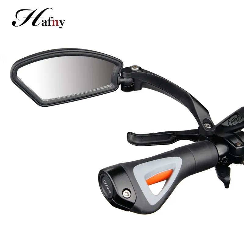 Hafny Cykelstyr Side Sikkerhed bakspejlet Cykling Rustfrit Stål Len blindvinkelspejle MTB Fleksibel Rear View Mirror