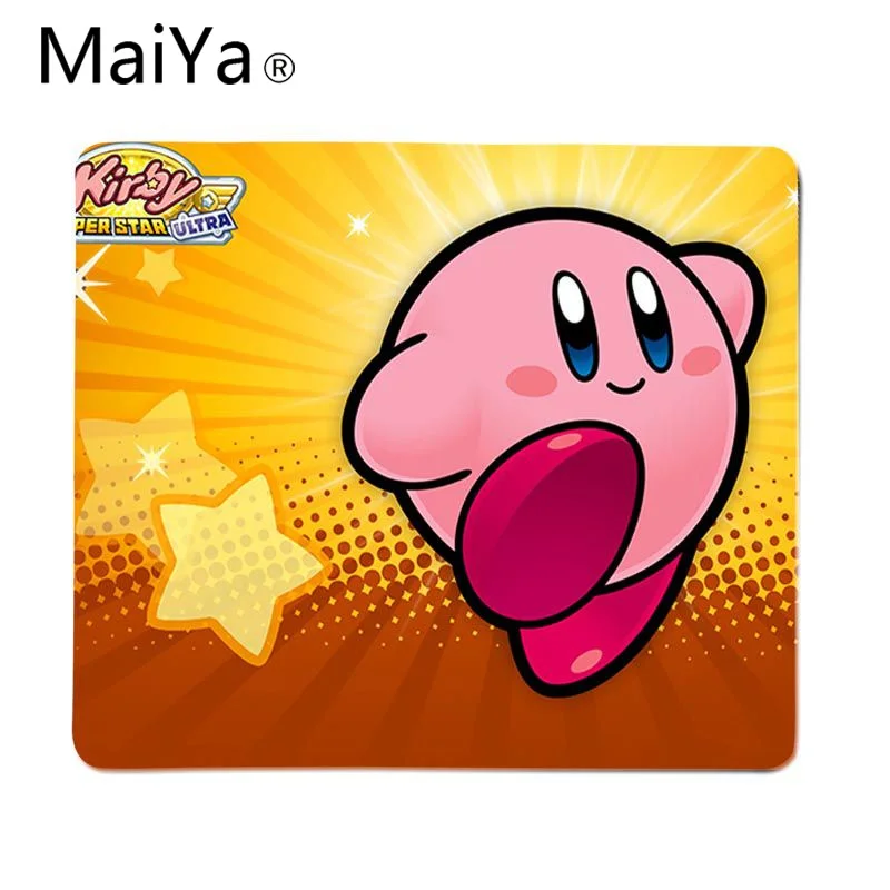 Maiya Top Kvalitet Søde Kirby gamer spiller mats Musemåtte Gratis Fragt Stor musemåtte Tastaturer Mat