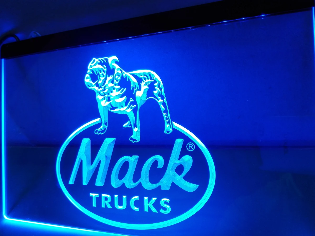 LG138 - Mack Trucks LED Neon Lys Tegn hænge tegn home decor håndværk