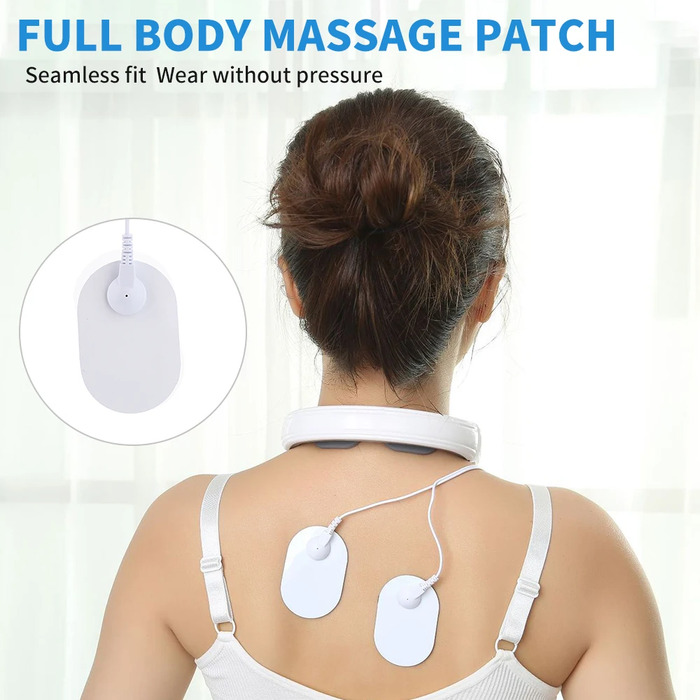 El-Magnetisk Puls Opvarmet Hals massageapparat sundhedspleje Livmoderhalskræft terapi instrument Afgift patch massage Trådløse Fjernbetjening Contro