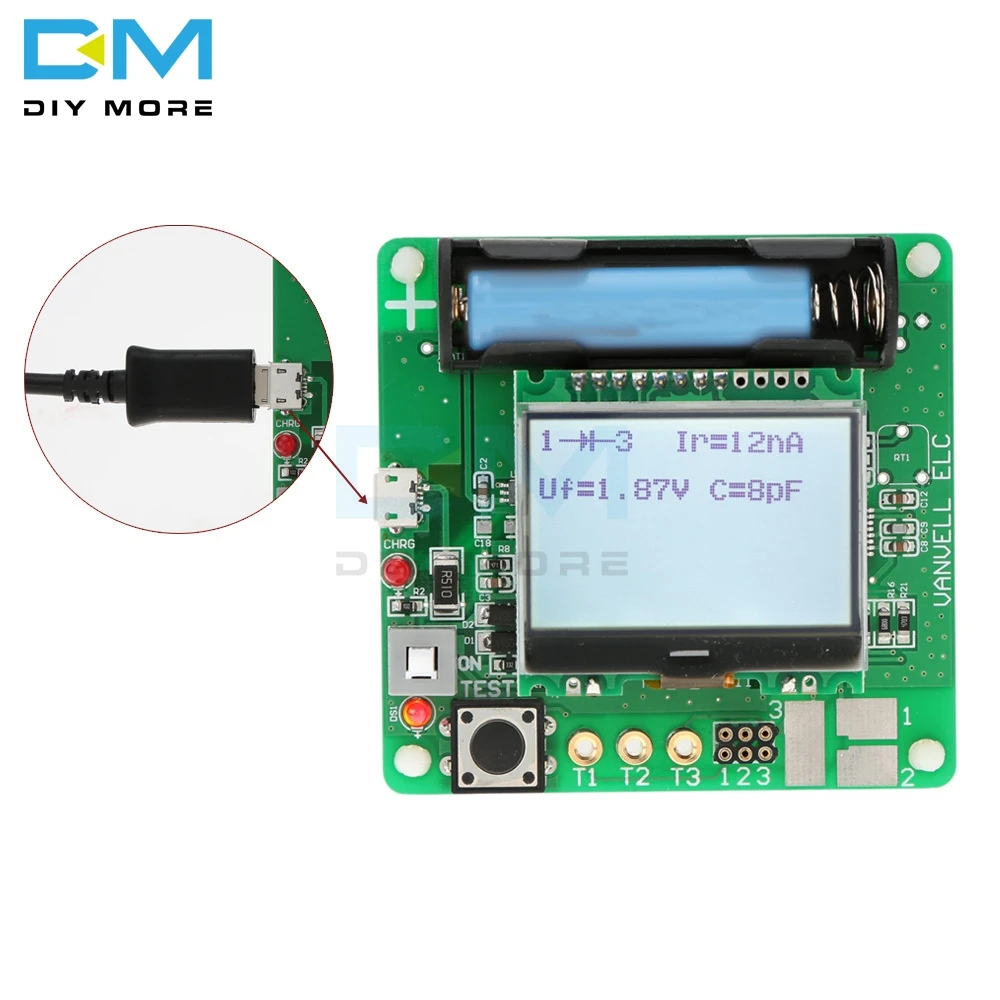 Nyeste Version Af Induktoren Digital Display Kondensator Meter DIY MG328 Multifunktions-Test Diy Elektroniske PCB Board