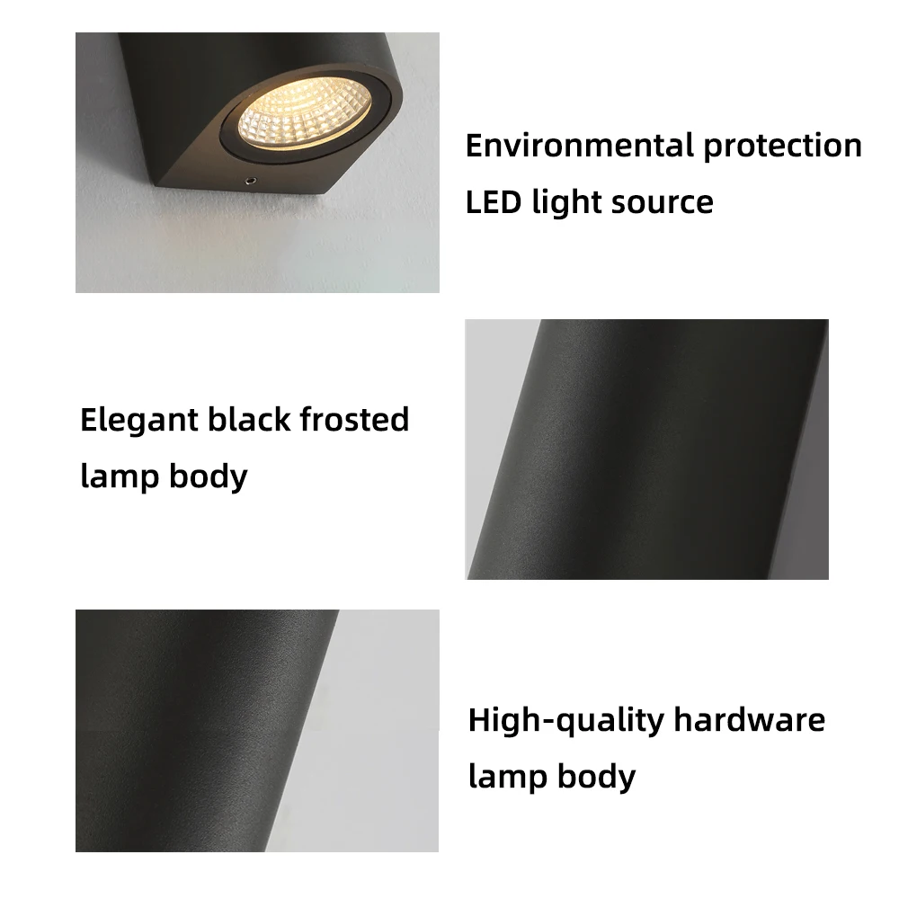 LED væglampe Udendørs Vandtæt IP65 Veranda Lys Aluminium Væg Lampe til det Moderne Hjem Dekorative Lys, Veranda, Have Lys