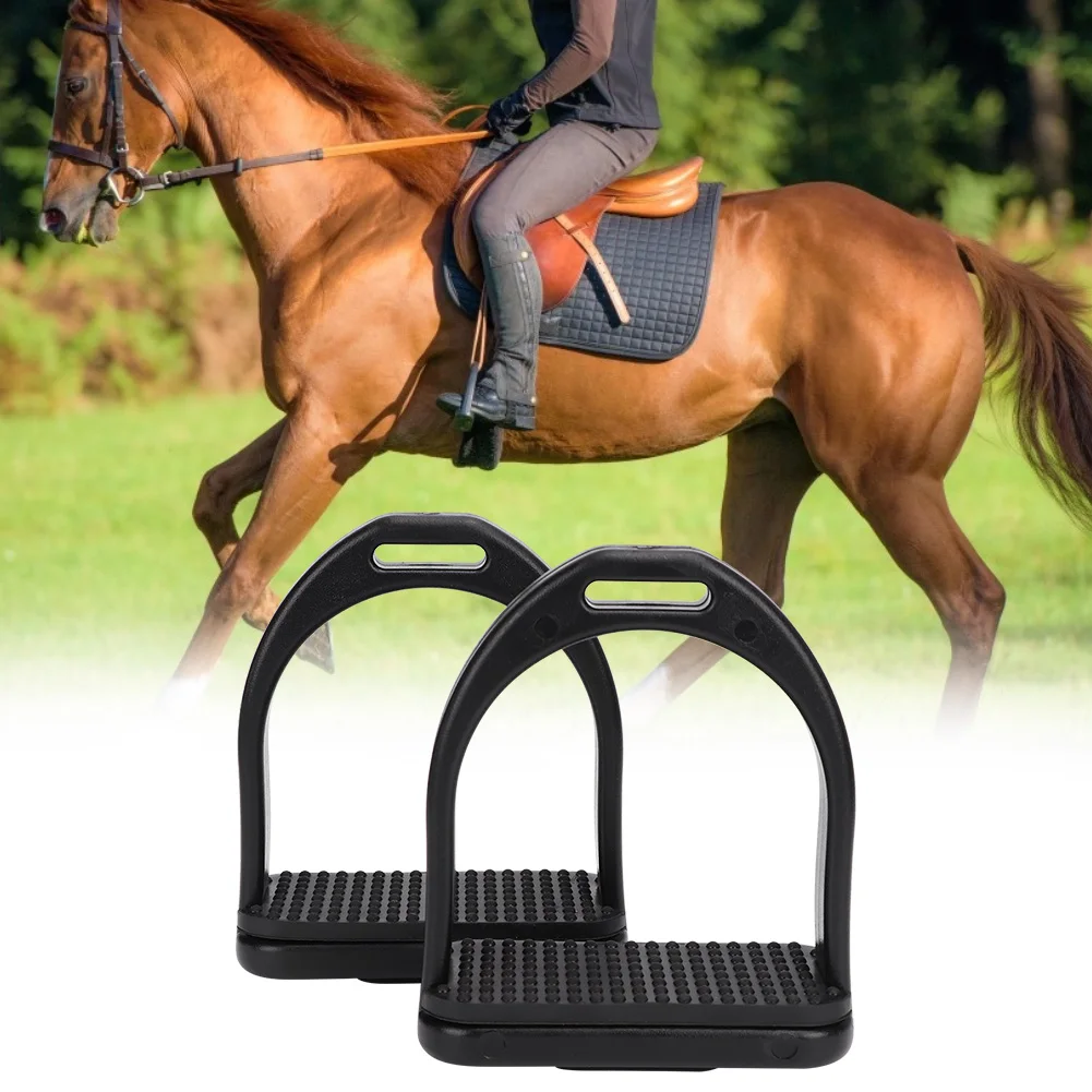 2 STK/Sæt Ridning Stigbøjler Aluminium Legering Flex Aluminium Til Hest, Sadel Anti-skid Hest Pedal Equestrian sikkerhedsudstyr
