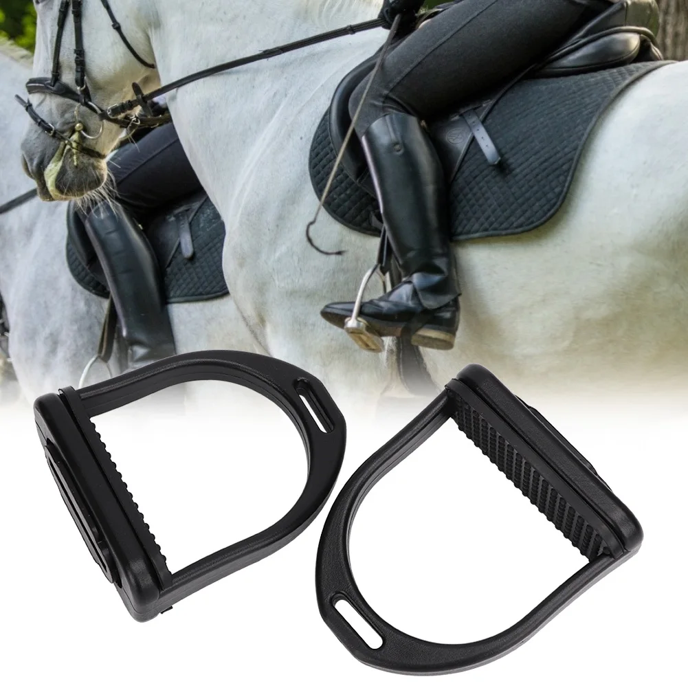 2 STK/Sæt Ridning Stigbøjler Aluminium Legering Flex Aluminium Til Hest, Sadel Anti-skid Hest Pedal Equestrian sikkerhedsudstyr
