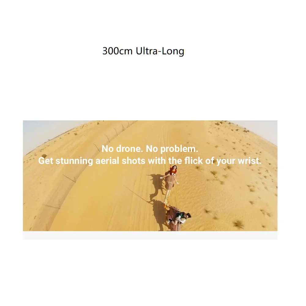 3m Ultra-Lange Carbon Fiber Usynlige Selfie Stick Til Insta360 EN X2 / EN R / ONE X