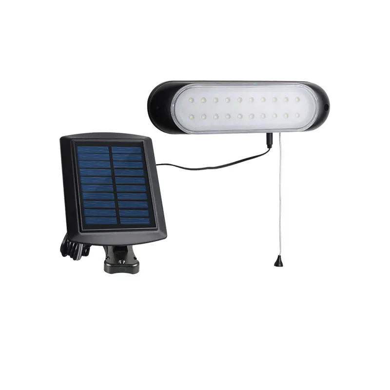 Udendørs have solar light lys sensor vandtæt sol led-væglampe med pull-wire skifte sikkerhed væglampe