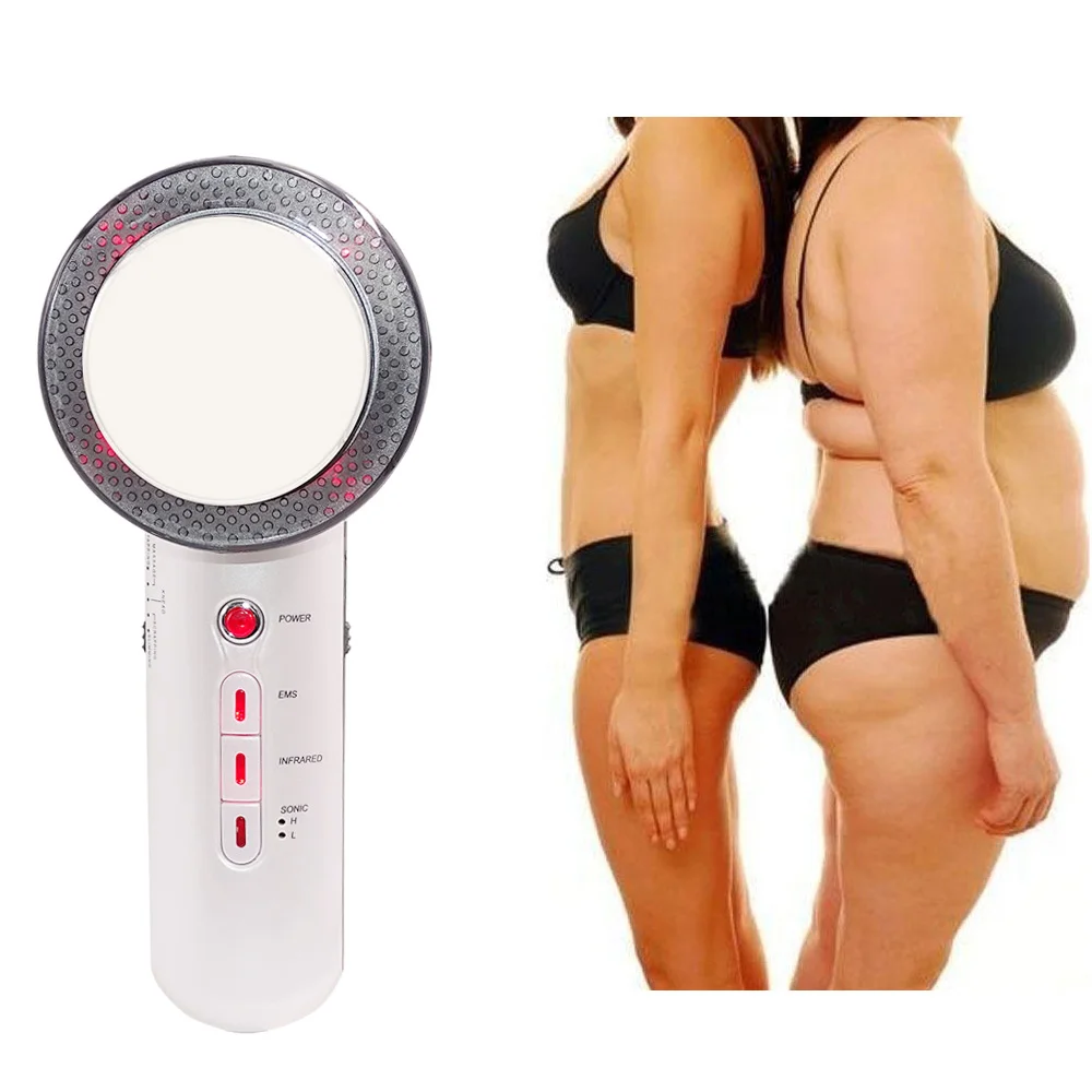 3 I 1 Slankende Massager EMS Slankende Maskine Ultralyd Kavitation Body Massager Anti Cellulite Fat Burner Vægttab Forme