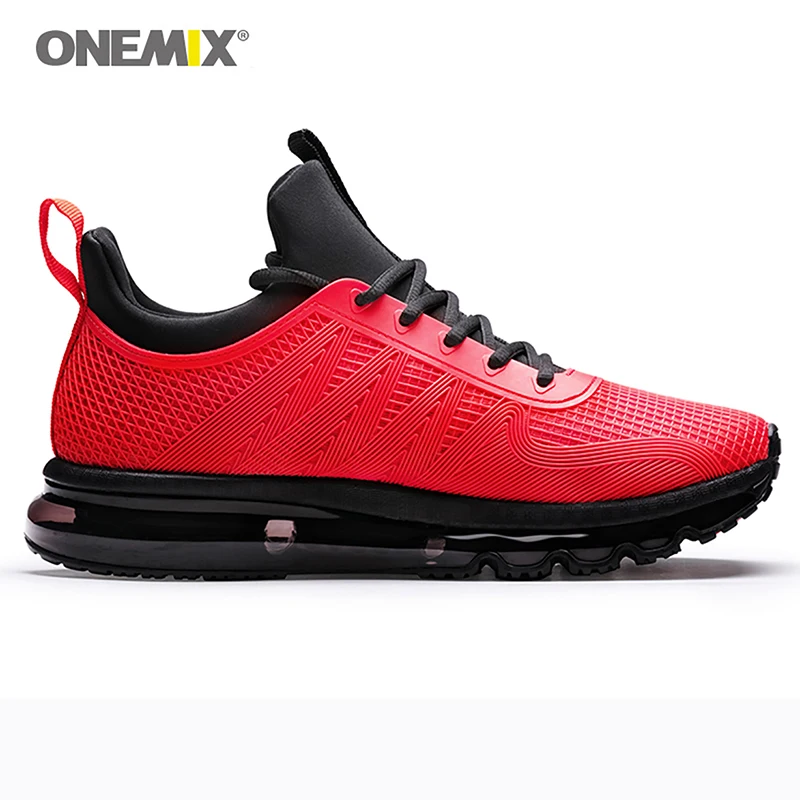ONEMIX Sneakers Runner Athletic Offentlig Sti at Gå Casual Sko Red Mand shoes de hombre High Top Sport Jogging Sneakers, Sko