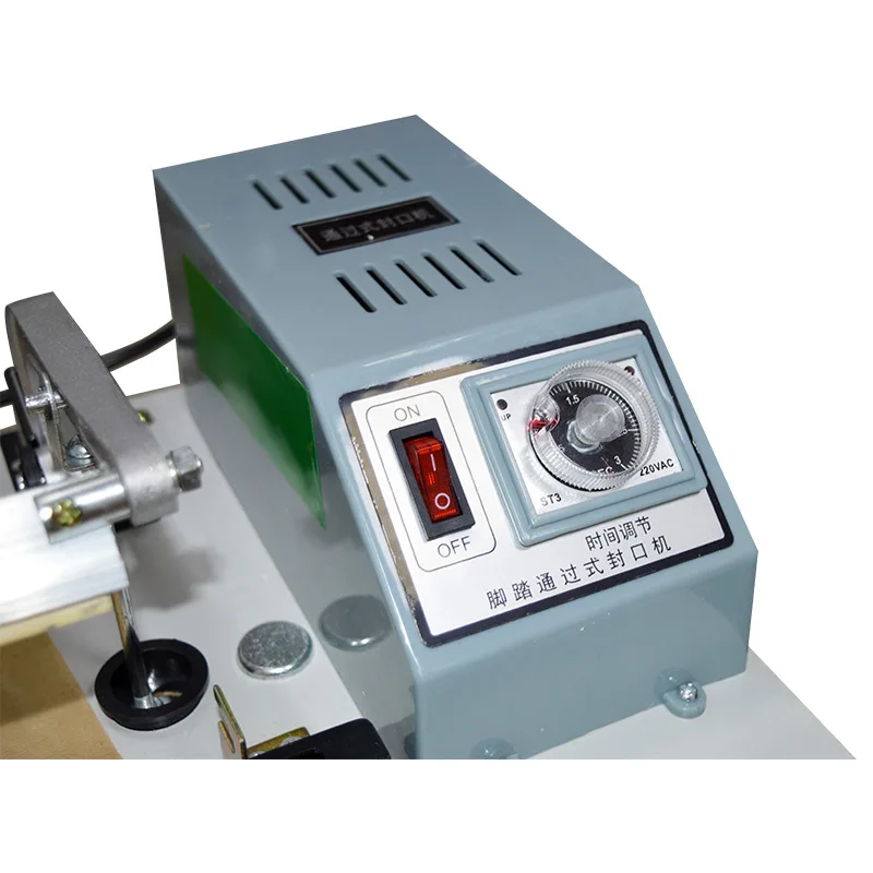 1000CM Sealer Heat Sealing Maskine med fodpedal Impuls plastpose Sealer Faldende El-Drik Emballage Brug