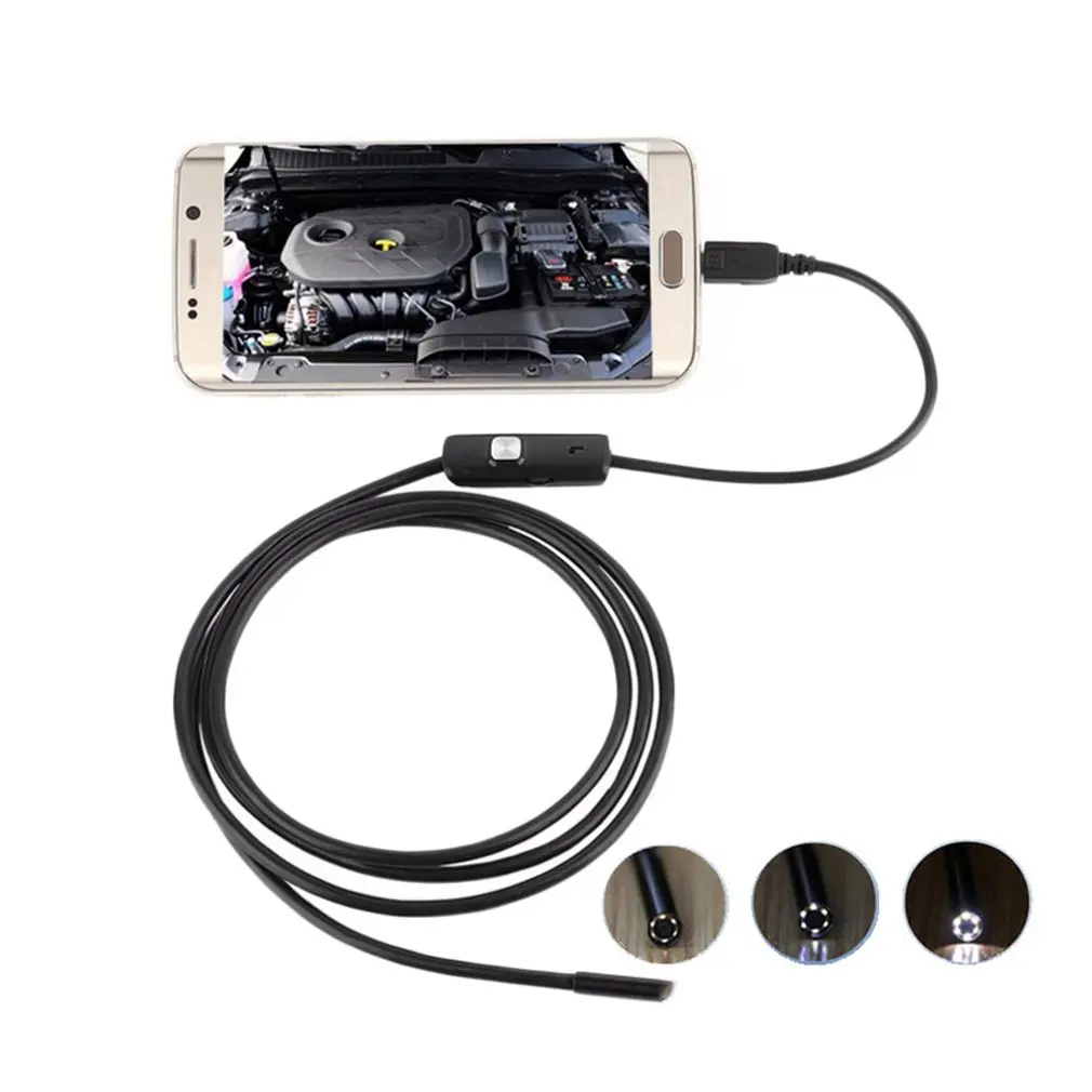 1/1.5/2M 7/5.5 mm Linse Endoskop HD 480P USB-OTG Slange Endoskop Vandtæt Inspektion af Rør Endoskop Kamera For Android-Telefon PC