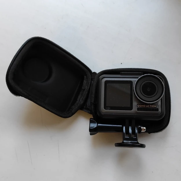 Ulanzi For DJI OSMO ACTION Sports Kamera Tilbehør Mini Bærbar Opbevaring EVA Bag Beskyttende Vandtæt mini Sort taske