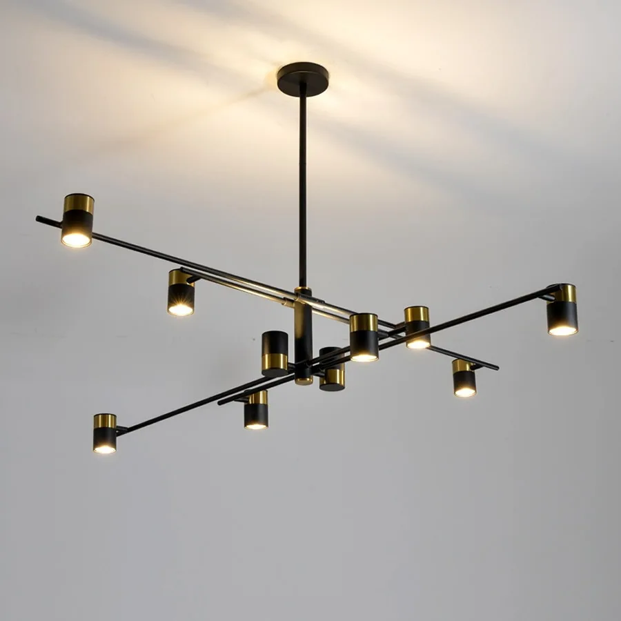 Decentrale Lysekrone i Loftet Monteret LED Lysekroner Post Moderne Stil, Stue og Spisestue Hængende Lamper