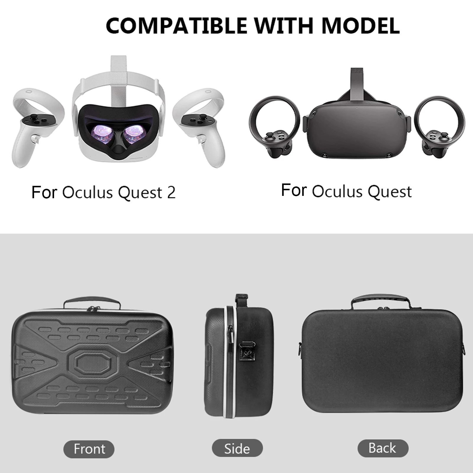 Hårdt Rejse Beskytte Max opbevaringspose EVA Regnskabsmæssige Dække Sagen For Oculus Quest 2/Oculus Søgen Alt-i-én VR Og Tilbehør