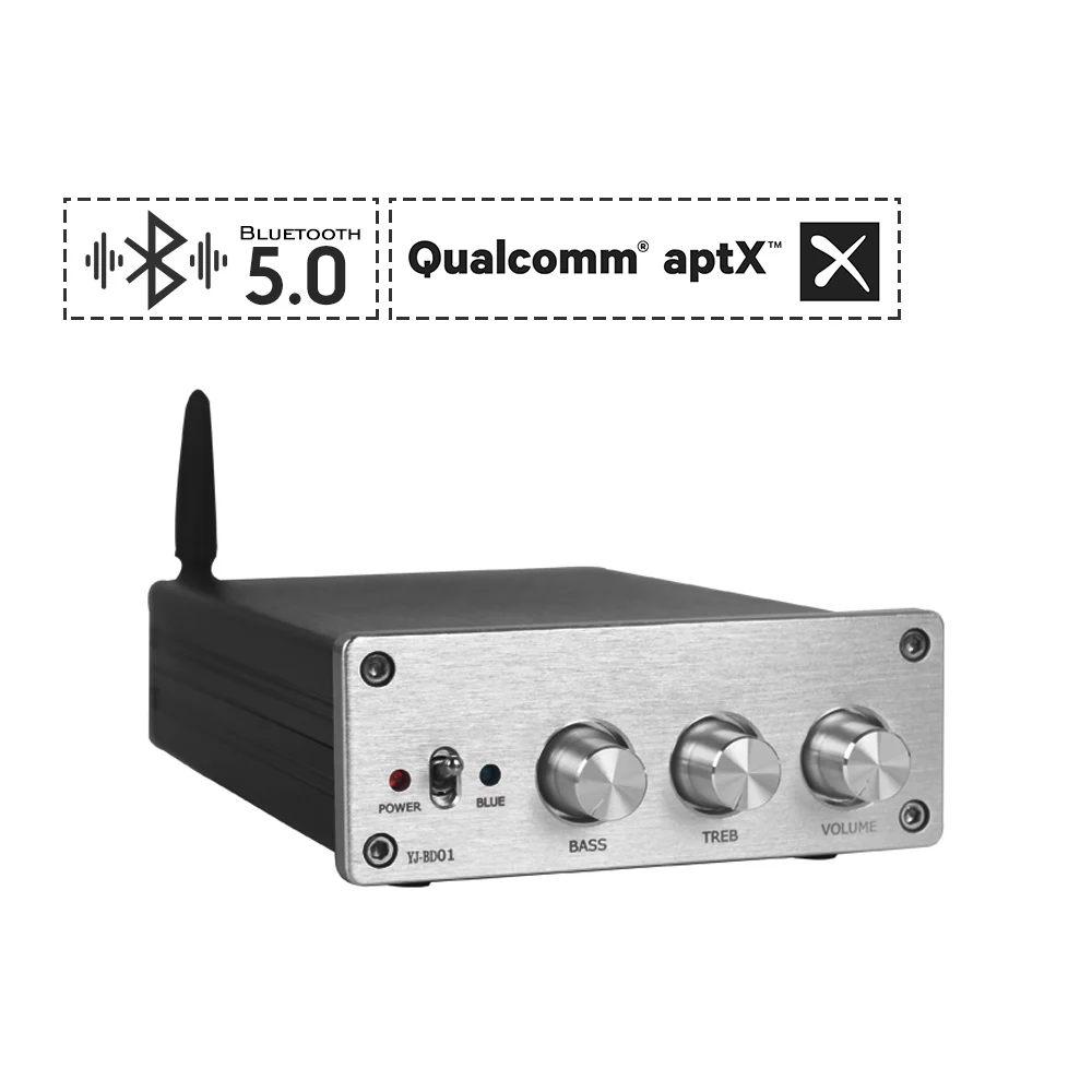 AIYIMA HIFI TPA3255 Bluetooth-5.0 APTX 2.1 Subwoofer-Forstærker i 75W*2+150W High Power Digital Audio FORSTÆRKER Hjem Sund Teater DIY