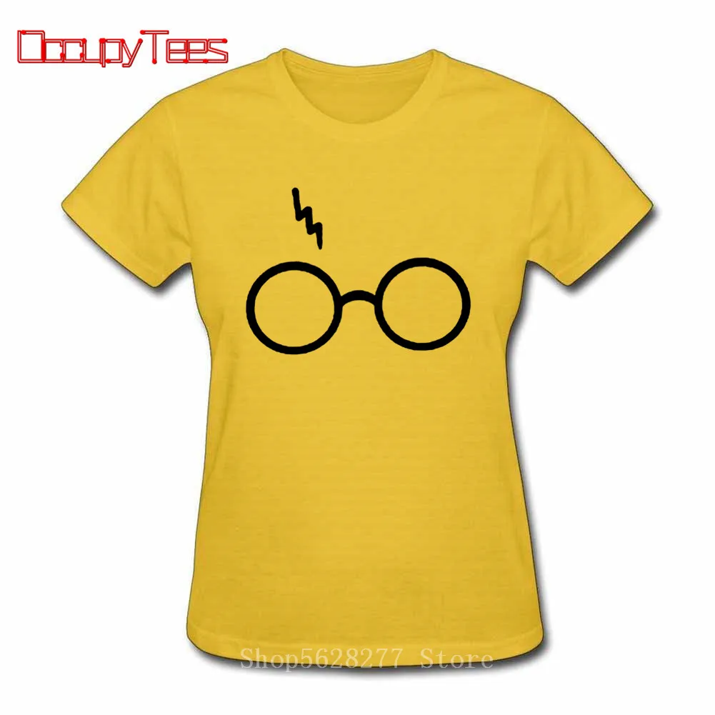Lyn Briller T-Shirt Piger Streetwear Harry Flash Briller Grafisk T-Shirt Kvinder Femme Potter-elskere Slank Harajuku t-Shirt