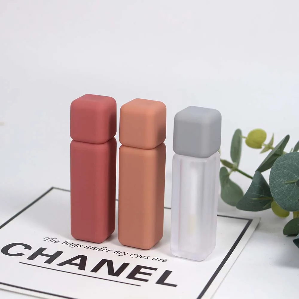 10pcs,20pcs,30stk,50stk tykke matte Lip glaze rør kosmetik emballage tom firkant Lip gloss rør