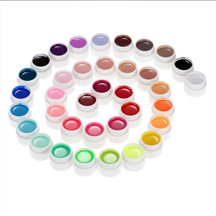36Pcs Gel Negle Soak Off LED-UV-polske Ren Farve Søm UV Gel Set & Kit Semi-Permanent Negle Kunst Gel Lak