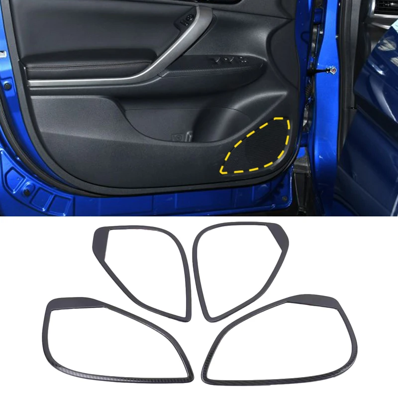 For Mitsubishi Eclipse På Tværs Af 2018 2019 2020 Tilbehør Betjeningspanel Multimedia Panel Dækker Trimmer Overlay Carbon Fiber Stylings